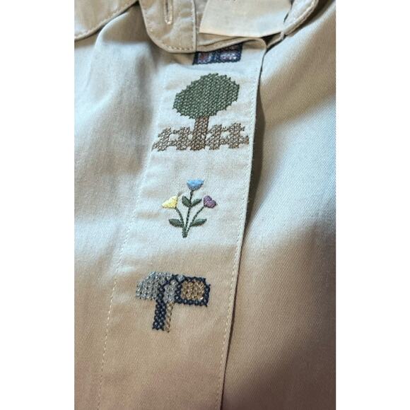 Northern Reflections Vintage Country Cottage Button Down Shirt Embroidered sz M - Picture 7 of 7